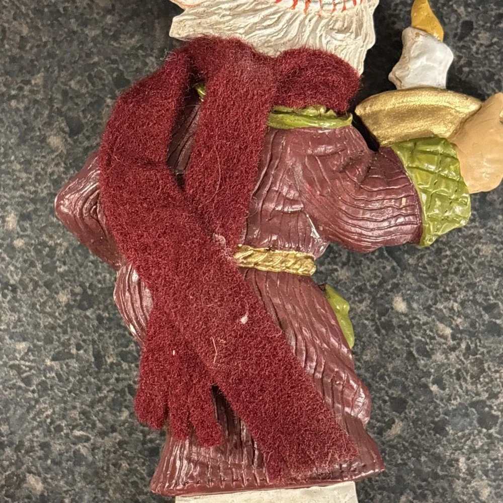 Kurt Adler Ebenezer Scrooge Resin Ornament,‎ Christmas 2005 Night Cap